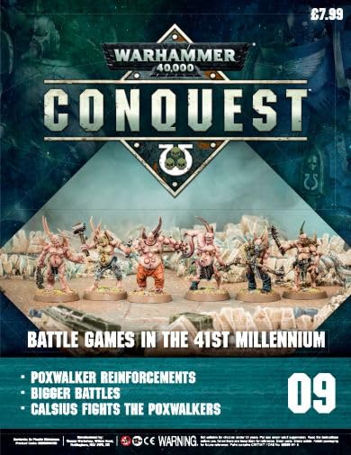 Warhammer 40,000 Conquest magazine, part 09: Battle Games in the 41st Millennium - Poxwalker Reinforcements, Bigger Battles, Calsius Fights the Poxwalkers