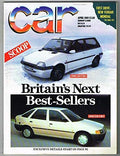 Car Magazine, April 1989: 1990 Metro/1990 Ford Escort