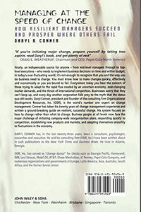Managing at the Speed of Change: How Resilient Managers Succeed and Prosper Where Others Fail
