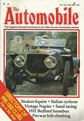 The Automobile, Vol 8, No 3, May 1990 - The magazine devoted exclusively to pre-1950 cars and commercial vehicles