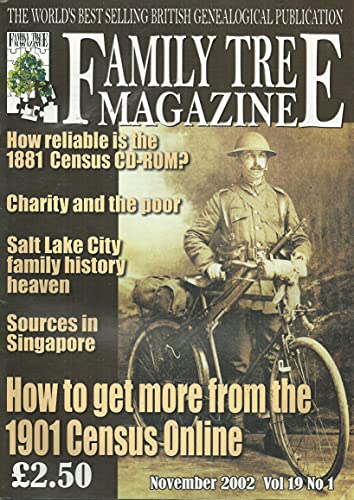 Family Tree Magazine, November 2002, Volume 19, Number 1