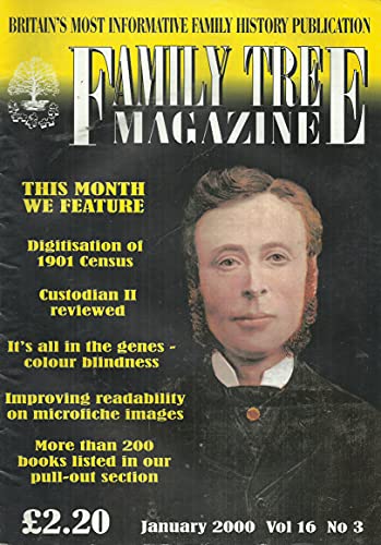 Family Tree Magazine, January 2000, Volume 16, Number 3