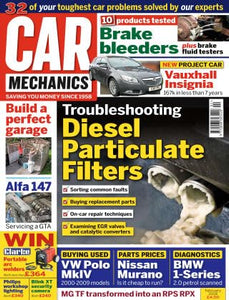 Car Mechanics magazine, February 2018: diesel particulate filters, Alfa Romeo GTA 147, Vauxhall Insignia, VW Polo MkIV, Nissan Murano parts, BMW 1-Series diagnostics, BG TF RPS RPX