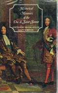 Historical Memoirs of the Duc De Saint-Simon