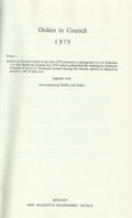 Northern Ireland Statutes 1979 - Orders in Council