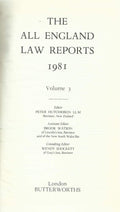 The All England Law Reports 1981 Vol 3