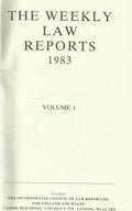 The Weekly Law Reports 1983, Volume I
