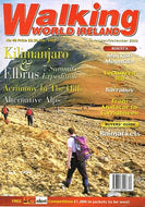 Walking World Ireland magazine, No 40, November/December 2000: Kilimanjaro, Elbrus, 7 Summits, Alternative Alps, Muckish Mountain, Lackavrea Hill, Barraboy, Mullacor to Carriglineen