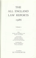 The All England Law Reports: 1986 Vol 1