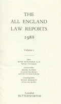 The All England Law Reports 1988 Vol 1