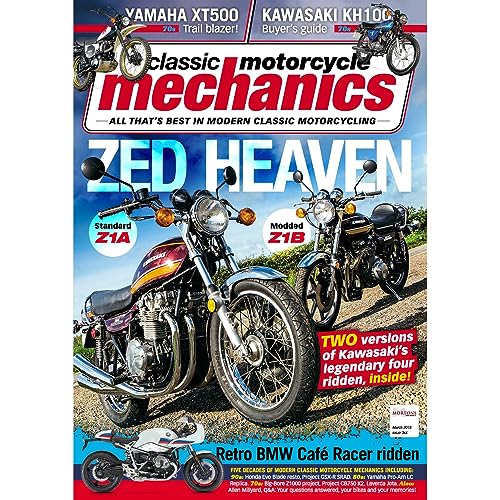 Classic Motorcycle Mechanics, March 2018: All that's Best in Modern Classic Motorbikes - Kawasaki Z1A, Z1B, KH100, Yamaha XT500, BMW Café Racer.