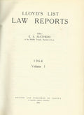 Lloyd's List Law Reports 1964 Volume 1