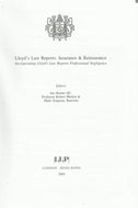Lloyd's Law Reports 2003: Insurance and Reinsurance - Incorporating Lloyd's Law Reports Professional Negligence