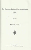 Northern Ireland Statutory Rules 1982 Part I
