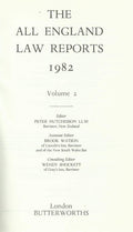 The All England Law Reports 1982 Volume 2