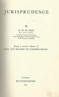 Jurisprudence by R W M Dias