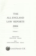 The All England Law Report 2004 - Volume 1