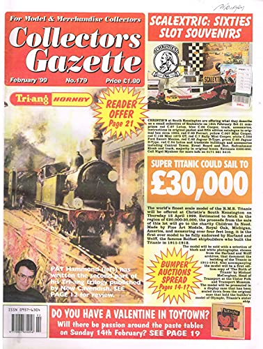 Collectors Gazette magazine, Number 179, February 1999