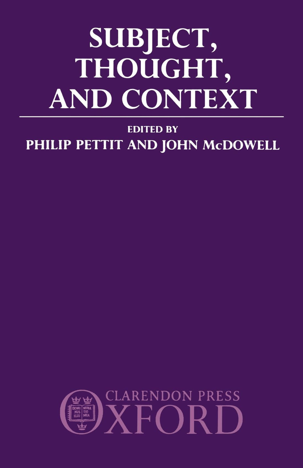 Subject, Thought, And Context