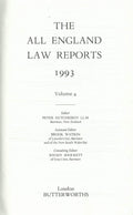 The All England Law Reports: 1993 Volume 4