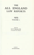 The All England Law Reports 1975 Vol 1