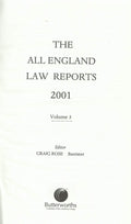 The All England Law Reports 2001, Volume 3