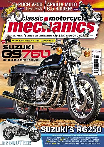 Classic Motorcycle Mechanics, September 2019: All that's Best in Modern Classic Motorbikes - Suzuki GS750, RG250, Puch VZ50, Aprilia Moto 6.5