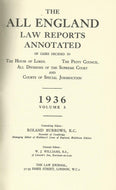 The All England Law Reports, 1936: Volume 3.