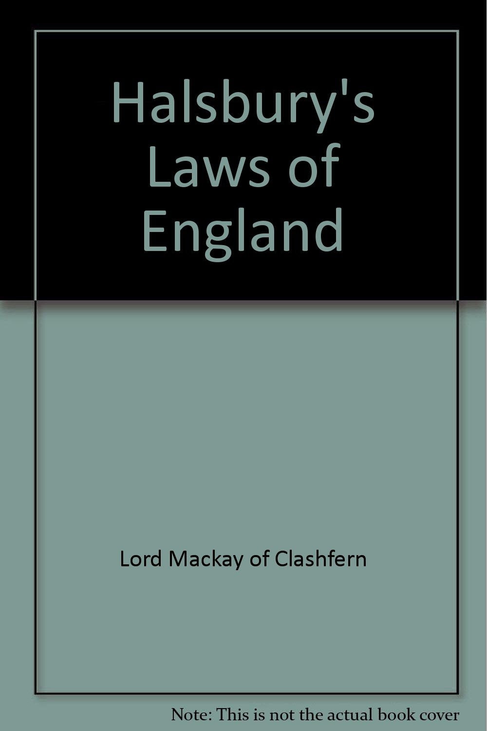 Halsbury's Laws of England