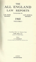 The All England Law Reports 1965 Volume 1