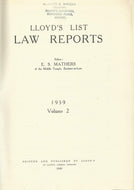 Lloyd's List Law Reports - 1959, Volume 2