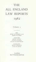The All England Law Reports 1982 Volume 3