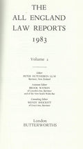 The All England Law Reports 1983 Volume 2