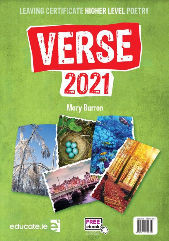 Verse 2021: Leaving Certificate Higher Level Poetry