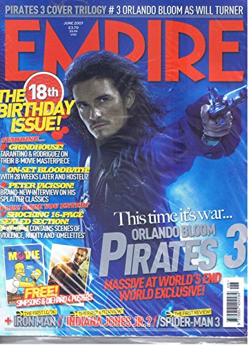 Empire magazine, no. 216, June 2007, Magazine Movies - 18th Birthday Issue, Iron Man, Spider Man