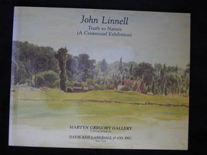 John Linnell: Truth To Nature (A Centennial Exhibition)  8th-20th November 1982 Martyn Gregory Gallery  London Catalogue 31