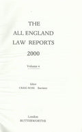 The All England Law Reports. 2000, Volume 4.