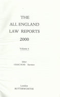 The All England Law Reports. 2000, Volume 4.