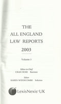 The All England Law Reports 2003, Volume 3
