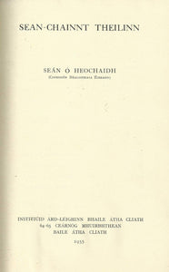 Sean-chainnt Theilinn (Irish language - lexicography)