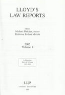 Lloyd's Law Reports, 2005 Volume 1 - Volume I