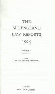 All England Law Reports 1996: Vol 4