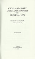 Cases and Statutes on Criminal Law