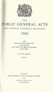 The public general acts and Church Assembly measures: With lists of public general acts and local acts, and a table of the effect of legislation and an index. [Complete ed.]