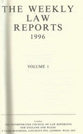 Weekly Law Reports 1996 Vol 1