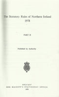 Northern Ireland Statutory Rules 1978 Part II