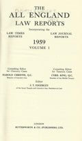 The All England Law Reports 1959 Volume 1