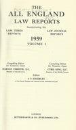 The All England Law Reports 1959 Volume 1