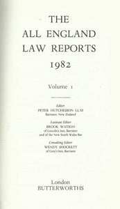 THE ALL ENGLAND LAW REPORTS 1982 VOLUME 1