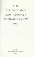 The All England Law Reports Annual Review 1992.